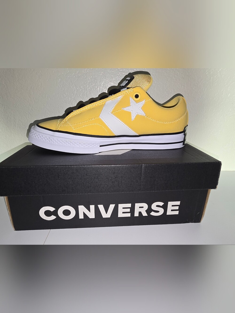 Converse Yellow Low-Top Sneakers with White Star